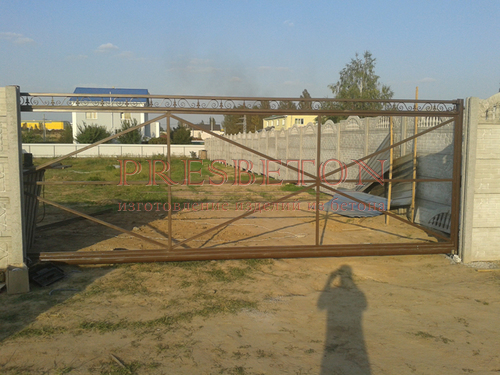 Ворота откатные Индастри Арт